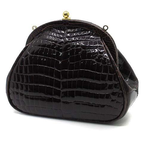 GRES マダムグレ JRA クロコダイル ハンドバッグ