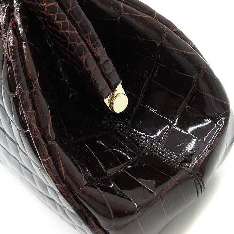 マダムグレ GRES PARIS JRA クロコダイル がま口 2WAY チェーン