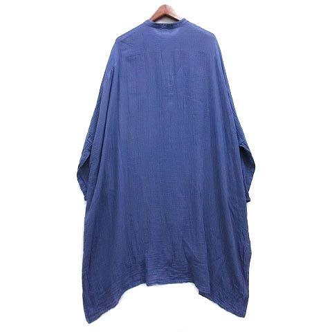 ミズイロインド mizuiro ind ダブルガーゼ スタンドカラー