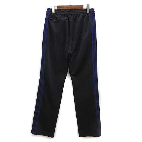 ニードルス ナロートラックパンツ ブラックパープルニードルス