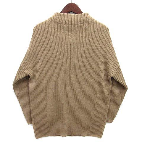 マカフィー MACPHEE トゥモローランド ウール リブ ビルドネック プル