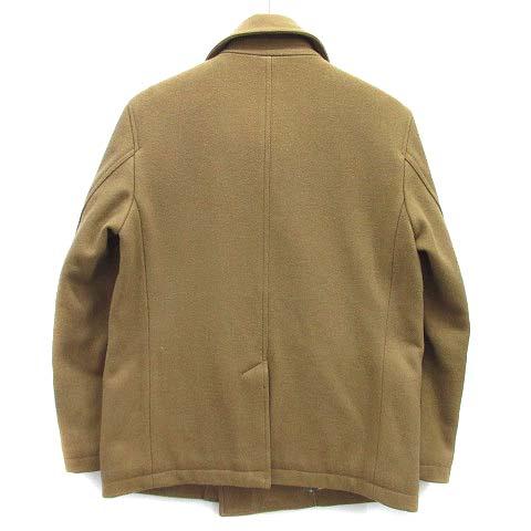 Brown's BEACH JACKET◇ピーコート/38/ウール/BLK/無地/BBJ9-007