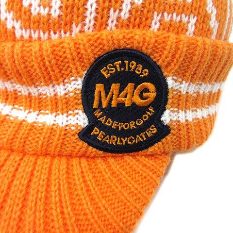 未使用品 パーリーゲイツ PEARLY GATES ウール つば付き ニット