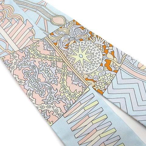 HERMES（エルメス） 未使用品 ツイリー シルク スカーフ 杖傘と決闘 DE