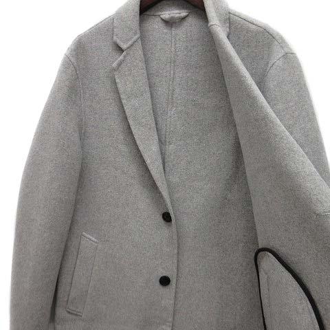 ザラマン ZARA MAN ウール混 チェスター コート 2B グレー S 1255/450