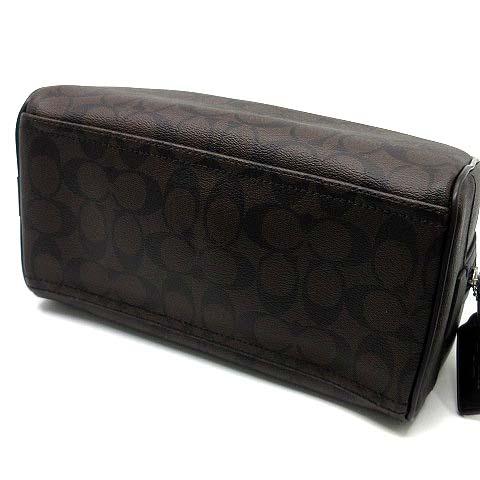 COACH（コーチ） シグネチャー トラベルキット ポーチ セカンドバッグ