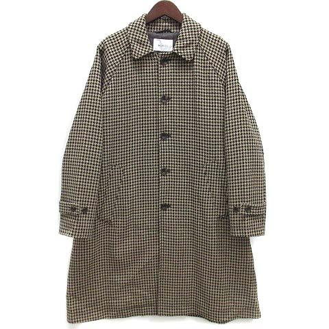 【AD2001】COMME des GARÇONS 千鳥柄刺繍ステンカラーコート AD2001】COMME des GARÇONS 千鳥柄刺繍ステンカラーコート