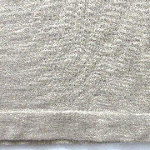 【中古】ブルネロクチネリ BRUNELLO CUCINELLI カシミヤ シルク スパークリング セーター ハイゲージ 長袖 ラメ ニット 22AW ベージュ S ブルネロクチネリ BRUNELLO CUCINELLI カシミヤ シルク混