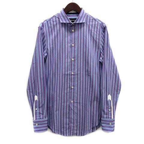 EMPORIO ARMANI エンポリオアルマーニ ワイドカラー シャツ ストライプ 