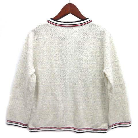 新品 PICONE ピッコーネ ボーダー ニット ダブル ジャケット 38 M