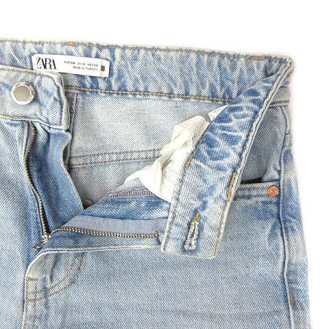ZARA（ザラ） ハイライズ ストレート デニムパンツ ジーンズ ライト
