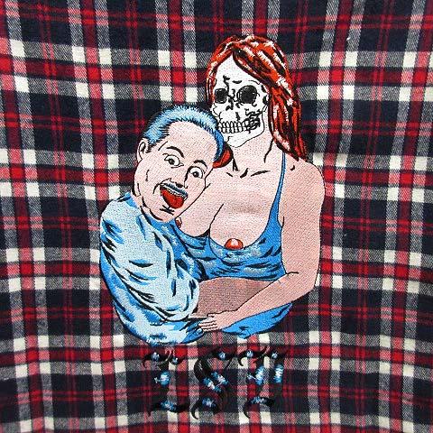 ボーンアンドレイズド BORN X RAISED PCP/LSD ネルシャツ ジャケット