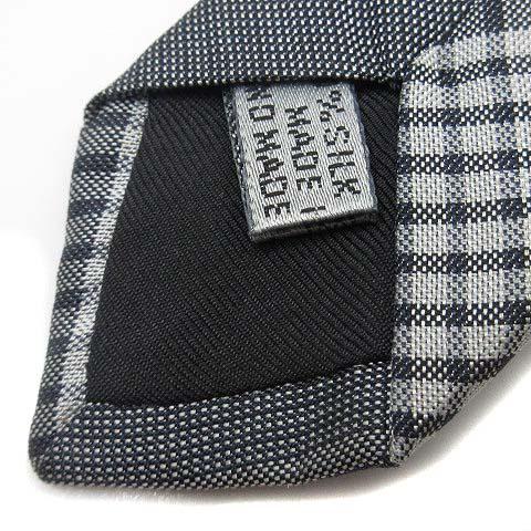 ディオールオム Dior HOMME ナロー ネクタイ チェック グレー☆AA★ ディオールオム Dior HOMME ナロー ネクタイ チェック グレー ☆AA