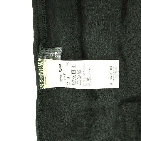 ネストローブ nest Robe リネン×ボイル 2WAY フリル ブラウス 長袖