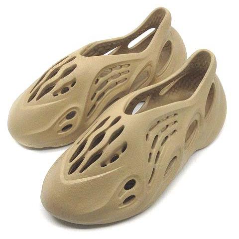 【中古】アディダス adidas イージー フォームランナー Yeezy Foam Runner サンダル スニーカー オークル Ochre US9 27cm ☆AA★ メンズ adidas（アディダス） イージー フォームランナー Yeezy Foam Runner