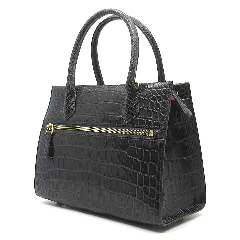 Hcp社製 マット クロコダイル 2WAY ハンドバッグ ショルダー付き