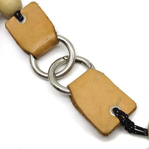 Nodzoku LOOP WOOD ウッド ウォレットチェーン レザー タッセル パラ
