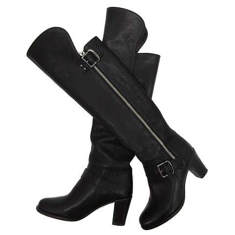 ダイアナ サイドジップブーツ 24cm ポインテッドトゥ 型押し