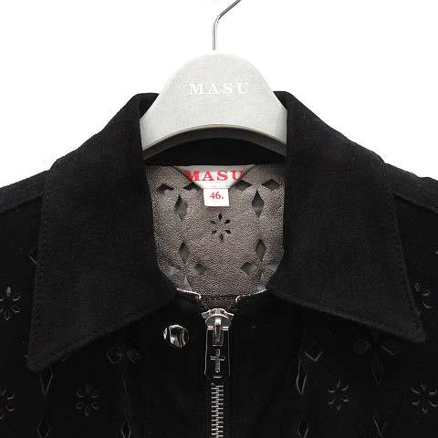 エムエーエスユー MASU ダイヤモンドカット レザー ジャケット DIAMOND