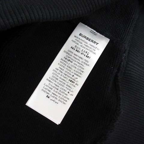 【中古】バーバリー BURBERRY LONDON ENGLAND スウェット パーカー プルオーバー ALLEN HOODIE ブラック 黒 ☆AA★ メンズ BURBERRY（バーバリー） BURBERRY LONDON ENGLAND スウェット パーカー