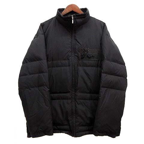 【中古】グリーンクラブ GREEN CLUBS トムとジェリー ダウンジャケット 刺繍 ブラック 黒 4 メンズ グリーンクラブ GREEN CLUBS トムとジェリー ダウンジャケット 刺繍