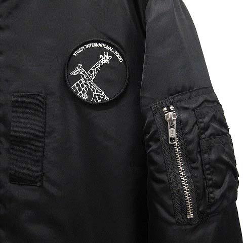 STUSSY（ステューシー） アニマル ワッペン MA-1 フライトジャケット