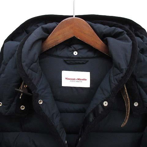 Vincent et Mireille / ダウンジャケット/40/ポリエステル/KHK/VM182SD26020 ヴァンソンエミレイユ Vincent et Mireille ステッチレス ダウン