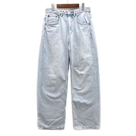 ZARA（ザラ） バギー デニムパンツ ジーンズ ライトブルー 38 8062/312