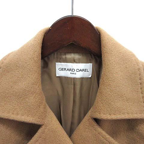 ジェラールダレル GERARD DAREL アンゴラ ウール Pコート ベージュ 9 