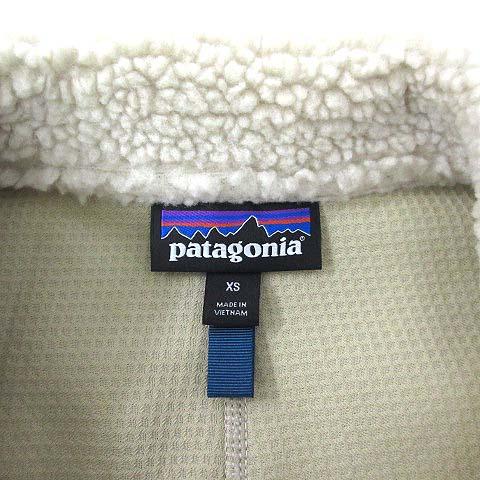 【中古】パタゴニア Patagonia クラシック レトロX ベスト ボア フリース Classic Retro-X Vest 23048 FA18 ナチュラル ネイビー XS パタゴニア Patagonia クラシック レトロX ベスト ボア フリース