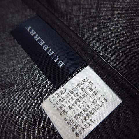 BURBERRY（バーバリー） 日傘 折りたたみ傘 チェック フリル 黒