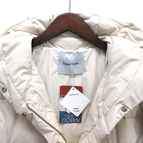 未使用品 エマテイラー Emma Taylor ショールカラー ミドル ダウン