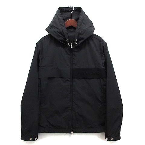 【中古】モンクレール MONCLER BENOIT ジップアップ フーディー ジャケット パーカー 2020SS ブラック 黒 1 メンズ MONCLER（モンクレール） MONCLER BENOIT ジップアップ フーディー