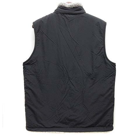 ゲス GUESS リバーシブル ボア フリース ベスト 切替 ジップアップ