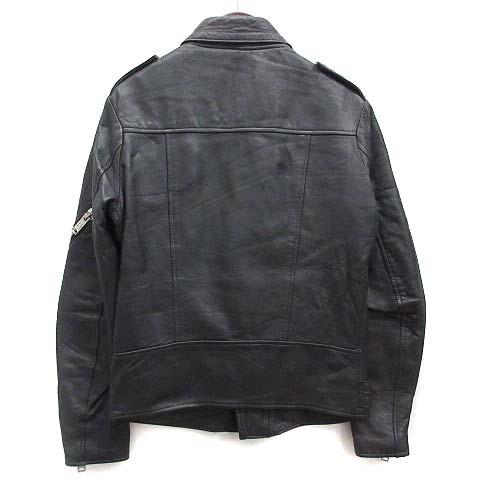 トリプルシックス 666 タイトフィット ダブル ライダースジャケット 羊