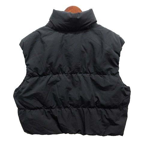 UNIQLO ユニクロC ダウンクロップドベスト S 未使用　黒 ユニクロ（UNIQLO） シー UNIQLO C ダウン クロップド ベスト 短丈