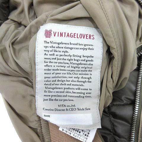 ヴィンテージラバーズ VINTAGE LOVERS リバーシブル ダウン ジャケット