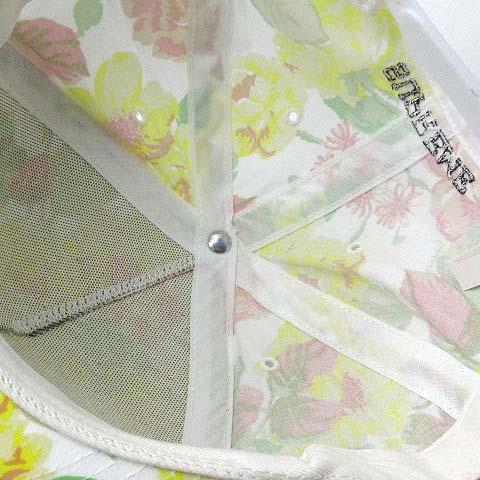 【中古】未使用品 シュプリーム SUPREME Floral 5-Panel White フラワー キャップ ホワイト 2018SS ☆AA★ メンズ Supreme（シュプリーム） 未使用品 SUPREME Floral 5-Panel White