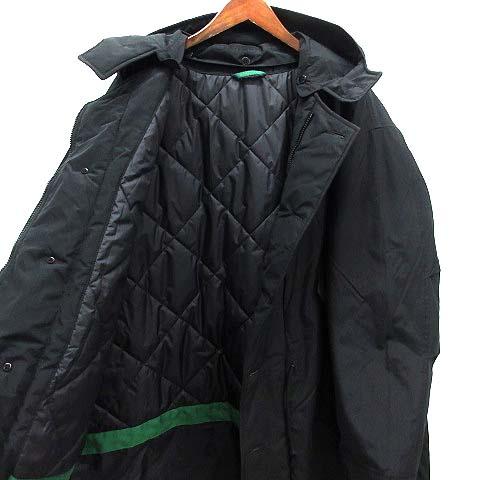 LACOSTE（ラコステ） オーバーサイズ ミリタリーコート 中綿 ブラック