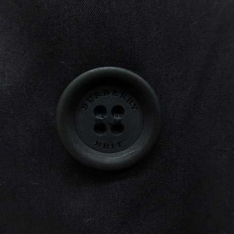 burberry brit ブラックコート ロング キャッスルフォード トレンチコート (ブラック) - ウィメンズ