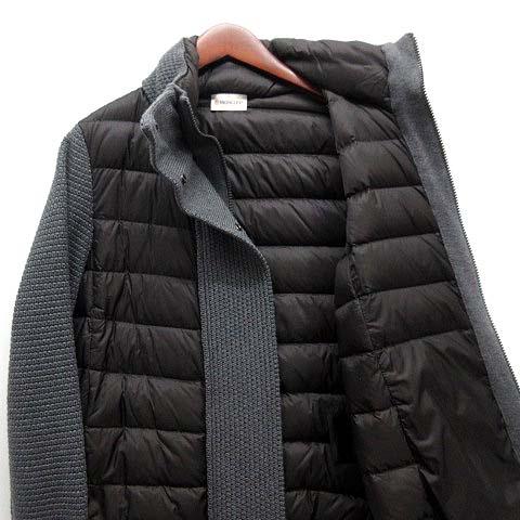 MONCLER（モンクレール） ニット 切替 ダウン ジャケット カーディガン