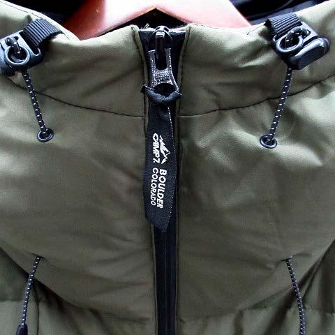 キャンプセブン CAMP7 ACTIVE ダウン ジャケット カーキ M