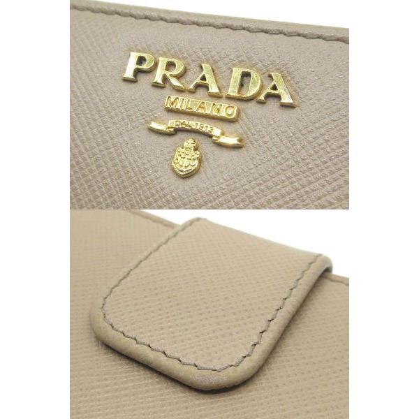 PRADA（プラダ） サフィアーノ レザー 二つ折り 財布 コンパクト