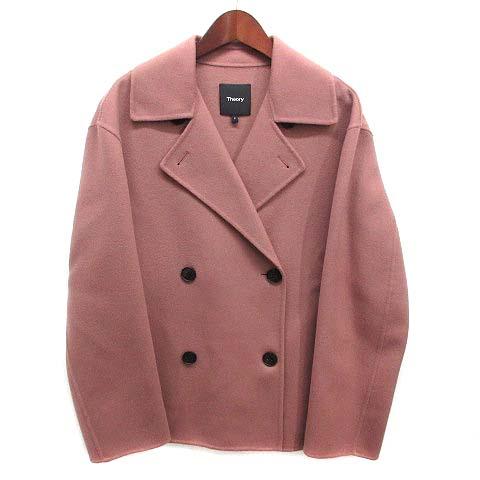 theory（セオリー） ウール カシミヤ ダブルフェイス Pコート