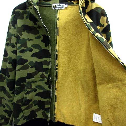 【192】A BATHING APE 1st camo 迷彩フルジップパーカー A BATHING APE（アベイシングエイプ） ファーストカモ ハーフ