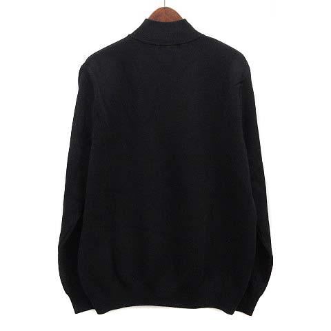 ZARA（ザラ） 未使用品 ハイネック ハーフジップ セーター ブラック 黒