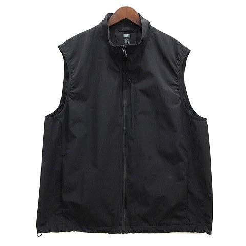 ユニクロ（UNIQLO） ウィンドプルーフ ベスト ブラック 黒 XL 476521 