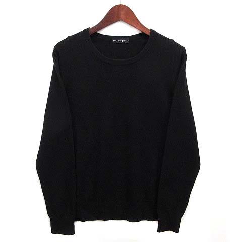 未使用 ダーマコレクション カシミヤ100% クルーネックニット ブラック 黒 タカシマヤ TAKASHIMAYA 高島屋 クルーネック カシミヤ ニット