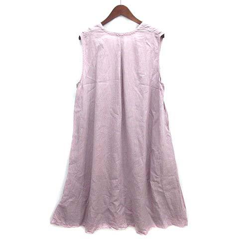 ネストローブ nest Robe 2024AW リネン ショルダータック ノースリーブ 