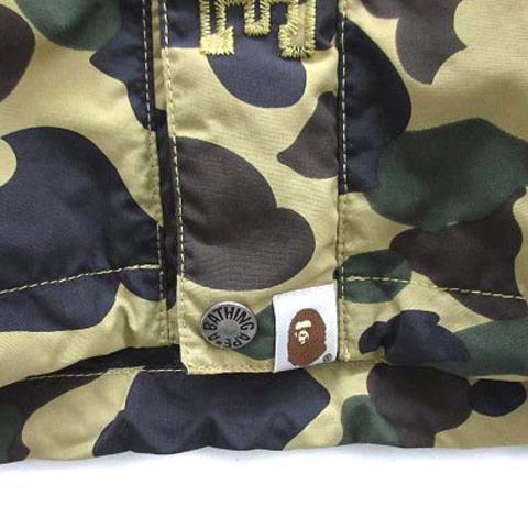 キッズエイプ迷彩ジャケット A BATHING APE® Kids Abc Camo Stitching Down Jacket | Bape official